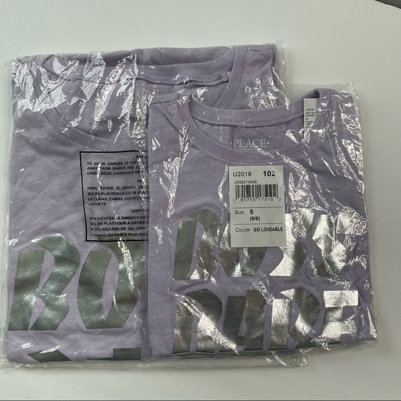 Mommy & Me Boss Babe Tee Shirts size: L and 5/6 - Picture 3 of 5